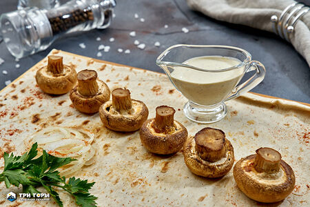 Грибы на углях