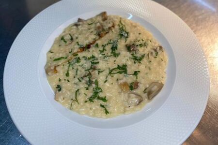 Ризотто с белыми грибами
