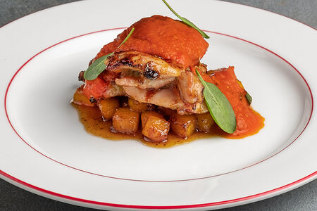 Чахохбили из курицы с тыквой