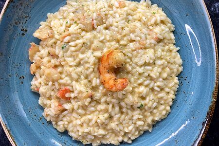 Ризотто с креветками