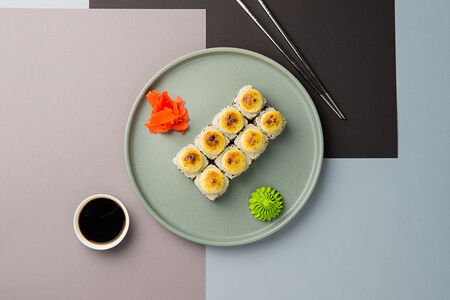 Запеченный ролл с сыром 8 шт