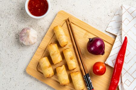 Спринг-ролл с овощами