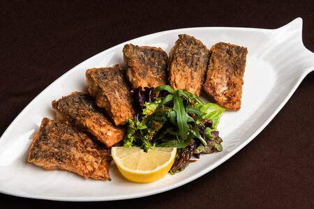 Сазан жареный со специями