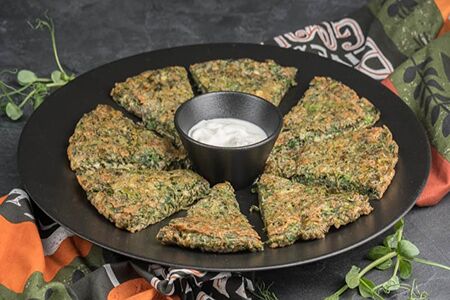 Кюкю из зелени