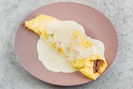 Омлет с говядиной