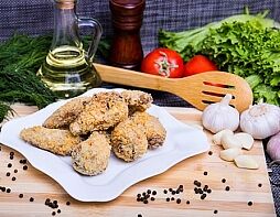 Крылышки в панировке