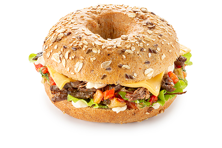 Бейгл с телятиной