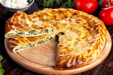 Чуду даргинский с творогом и зеленью