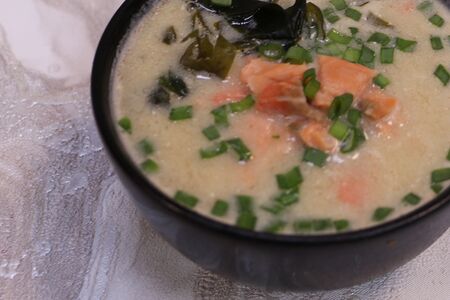Суп Сливочный с лососем