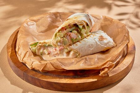 Шаверма с креветками