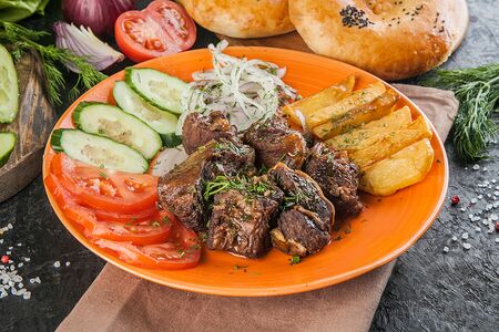 Казан-кебаб из баранины