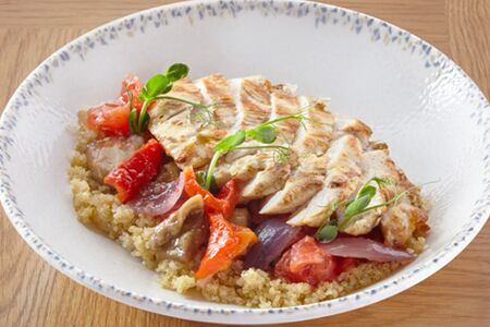 Pollo e quinoa