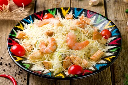 Цезарь с креветками