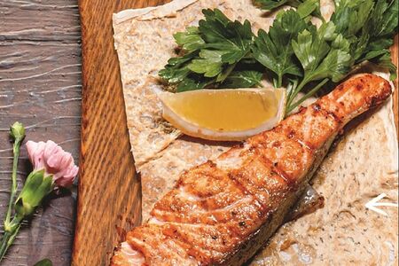 Стейк из лосося