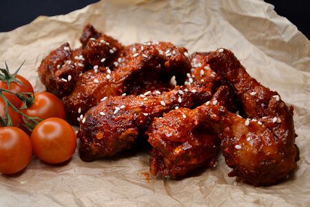 Крылышки в остром соусе М