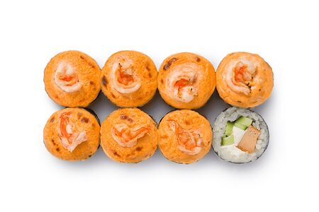 Запечённая креветка спайси