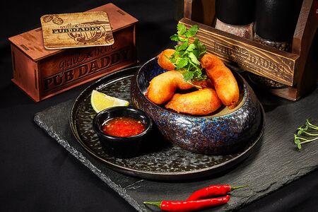 Креветки темпура со сладким чили