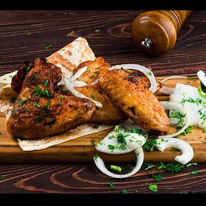 Куриные крылышки на мангале