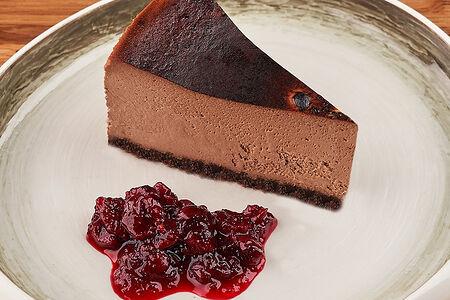 Баскский шоколадный чизкейк