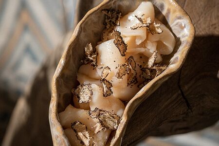 Крудо из гребешка с трюфелем