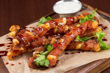 Хрустящие слоеные палочки