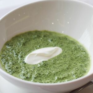 Крем-суп из брокколи с сыром фета