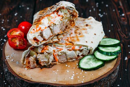 Супермясная с курицей