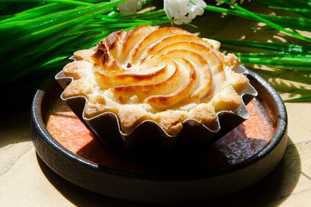 Корзиночка с творогом берри