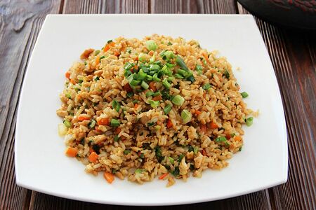 Тяхан с курицей