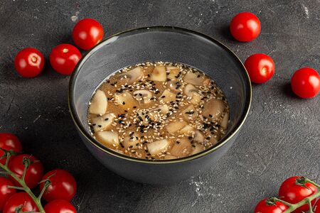 Мисо-суп с лососем