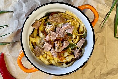 Wok со свининой в терияки соусе с овощами микс