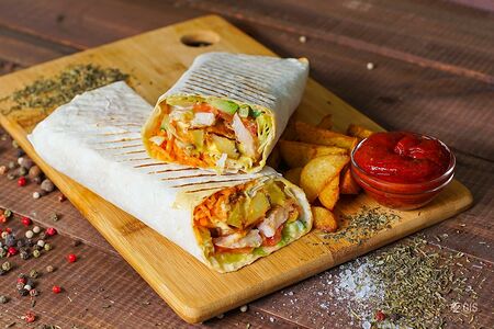 Шаурма с фри