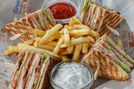 Клаб-сэндвич с курицей