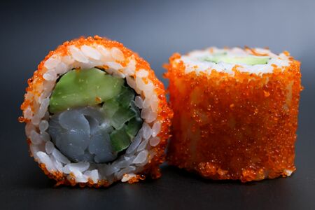 Ролл Калифорния с креветкой