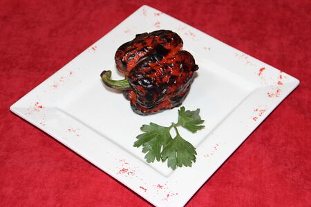 Перец болгарский на мангале