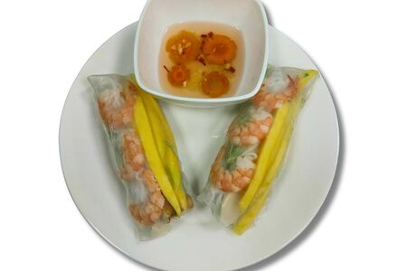 Спринг-ролл с креветками