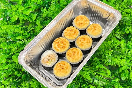 Запеченный ролл с курицей