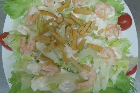 Цезарь с креветками