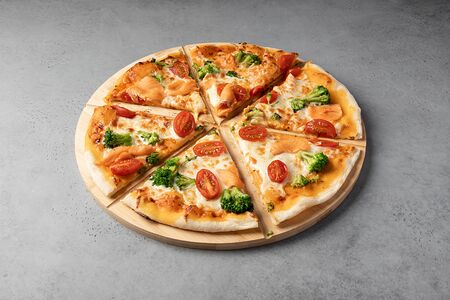 Пицца с сёмгой