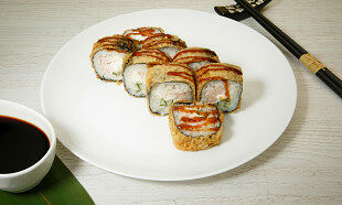 Ролл жареный Темпура Батокан