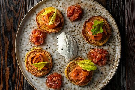 Кукурузные оладьи