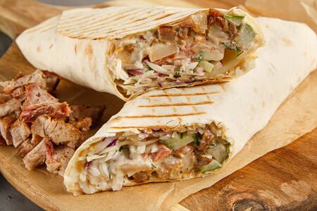 Шаурма со свининой