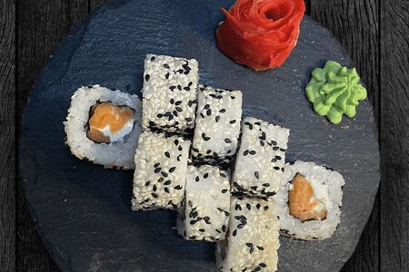 С лососем и сливочным сыром