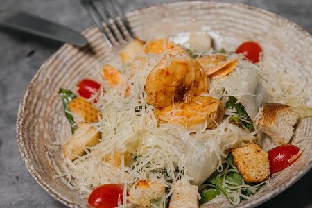 Цезарь с креветками