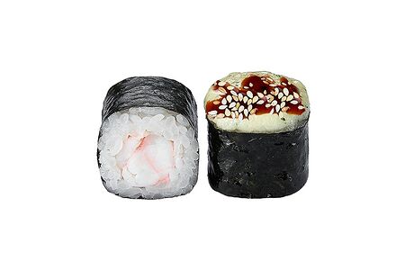 Маки запеченный с креветкой