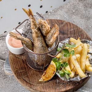 Корюшка жареная