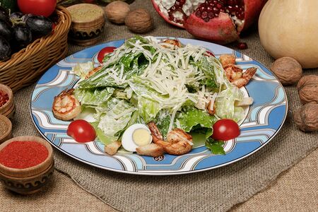 Цезарь с креветками