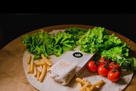 Шаурма с картошкой фри