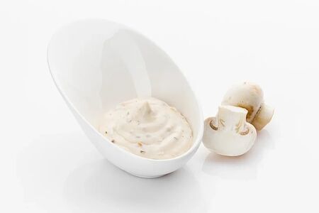 Двойная порция сливочно-грибного соуса