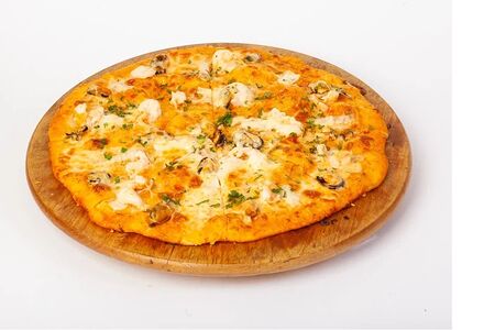 Пицца с морепродуктами